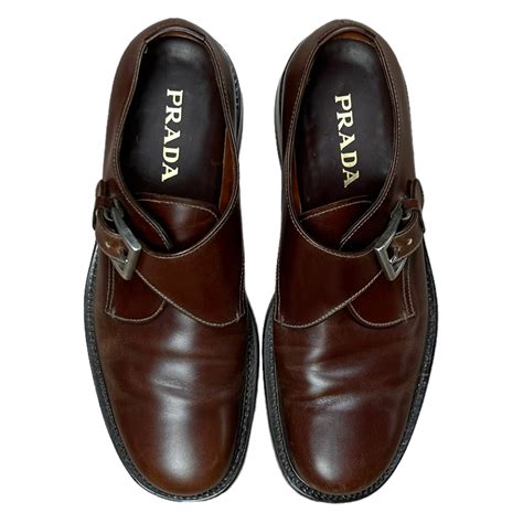 Prada Classic Monk Strap Derbies 